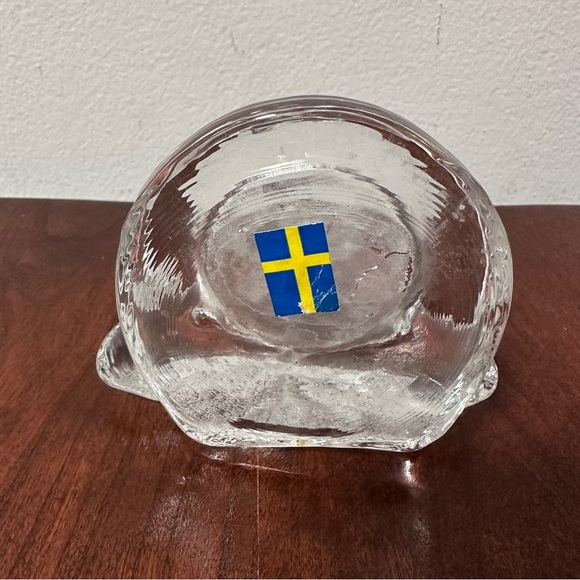 ENERYDA Sweden Clear Art Glass Christmas Tree Tealight Votive Candle Holder - Picture 6 of 7